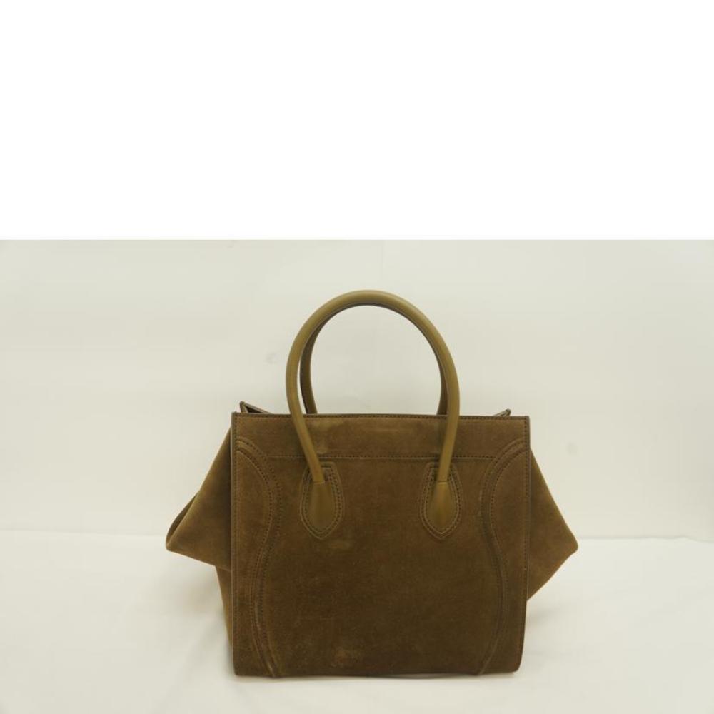 Celine Suede Luggage Phantom Handbag